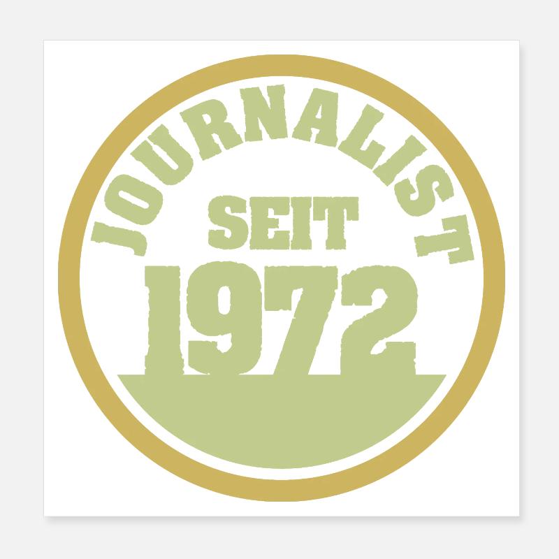 1972 Poster 8" x 8" (20x20 cm)