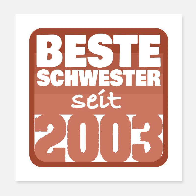 Bruder 2003 Poster 20x20 cm