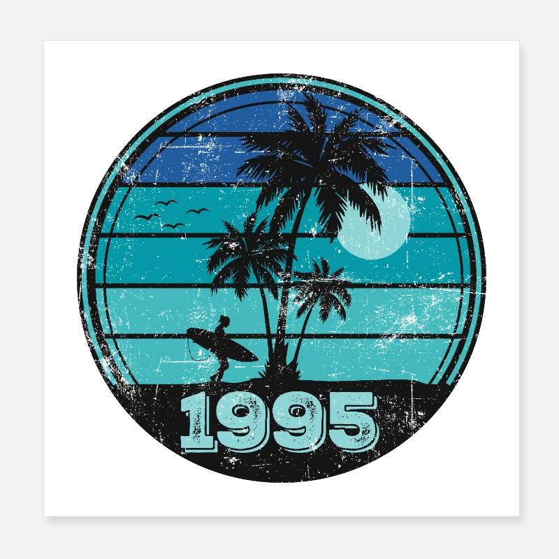1995 Vintage Poster 20x20 cm