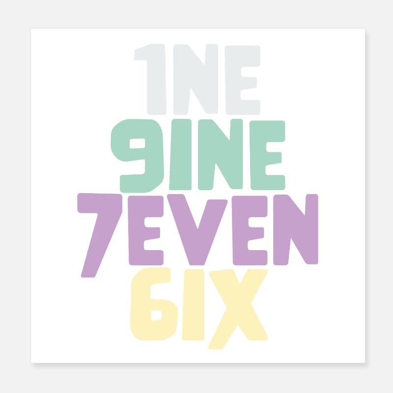 Vintage 1976 Poster 20x20 cm