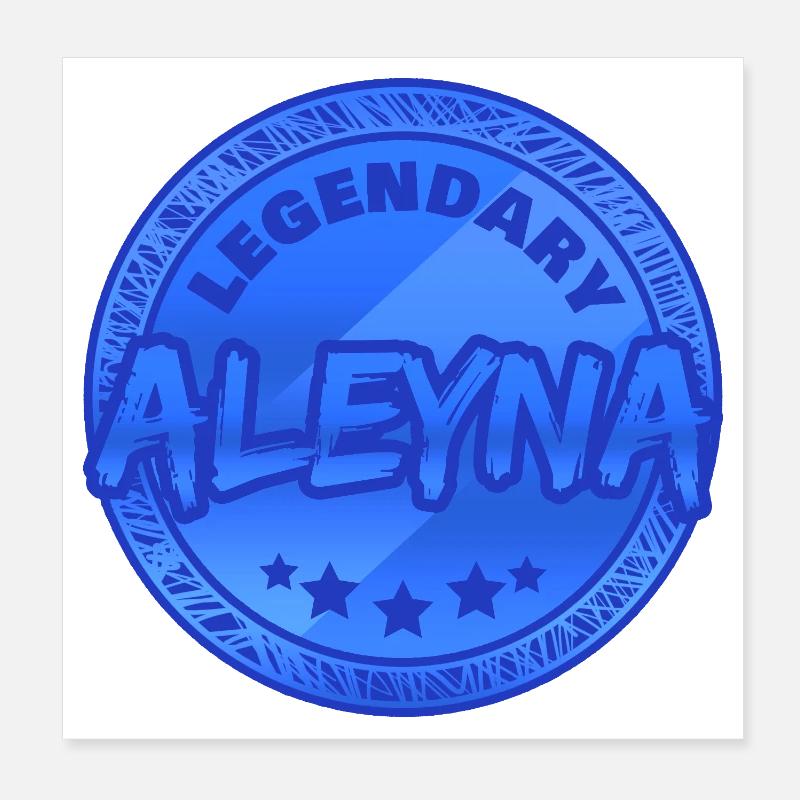 Aleyna comme idée de cadeau Poster 20 x 20 cm