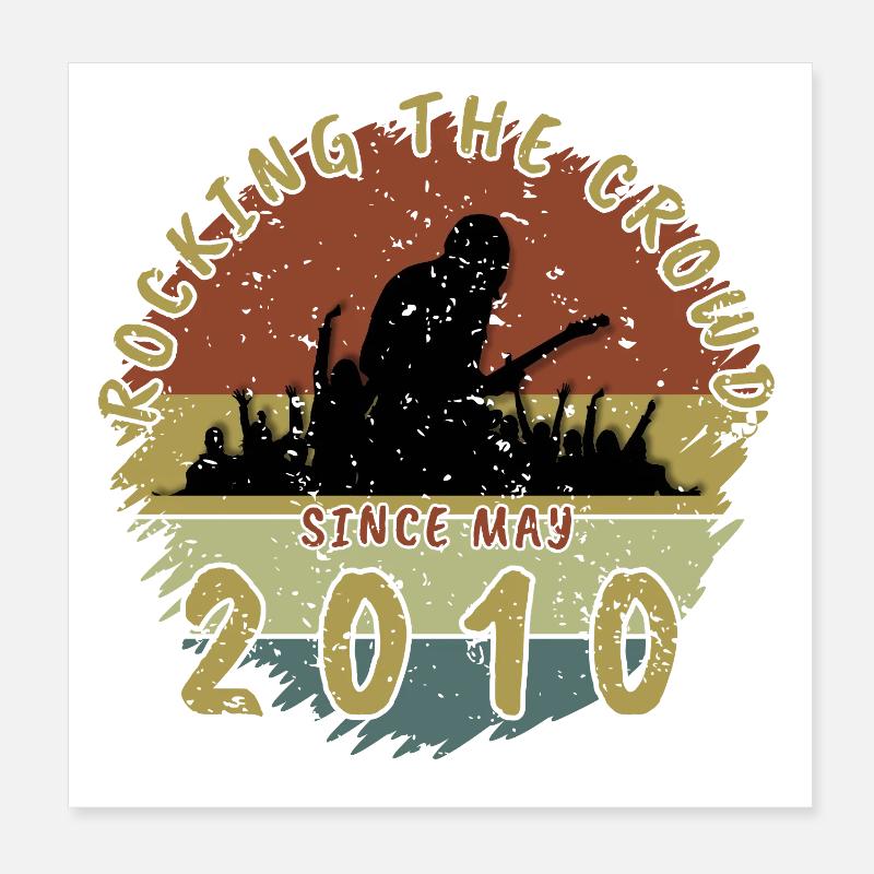 16th Birthday Rocking the crowd GIT 05/2010 Poster 8" x 8" (20x20 cm)