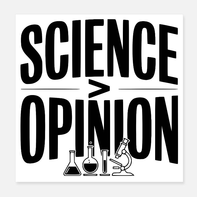 Science > Opinion Poster 20 x 20 cm