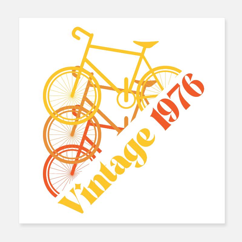 Millésime 1976 Poster 20 x 20 cm