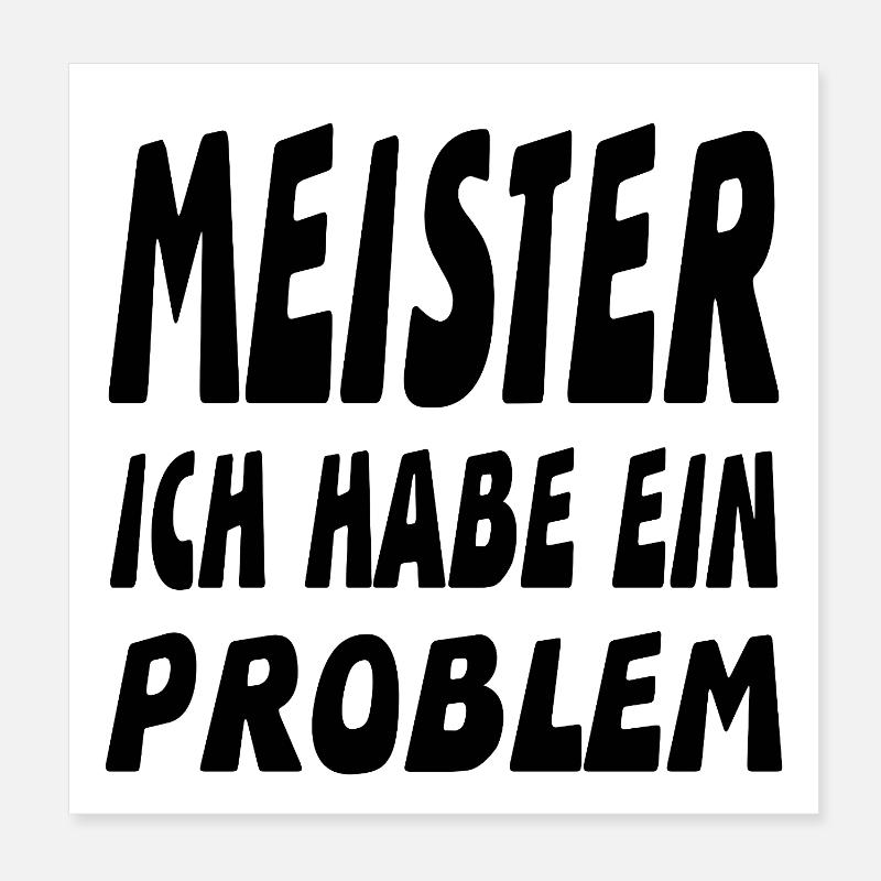 Meister Poster 20x20 cm