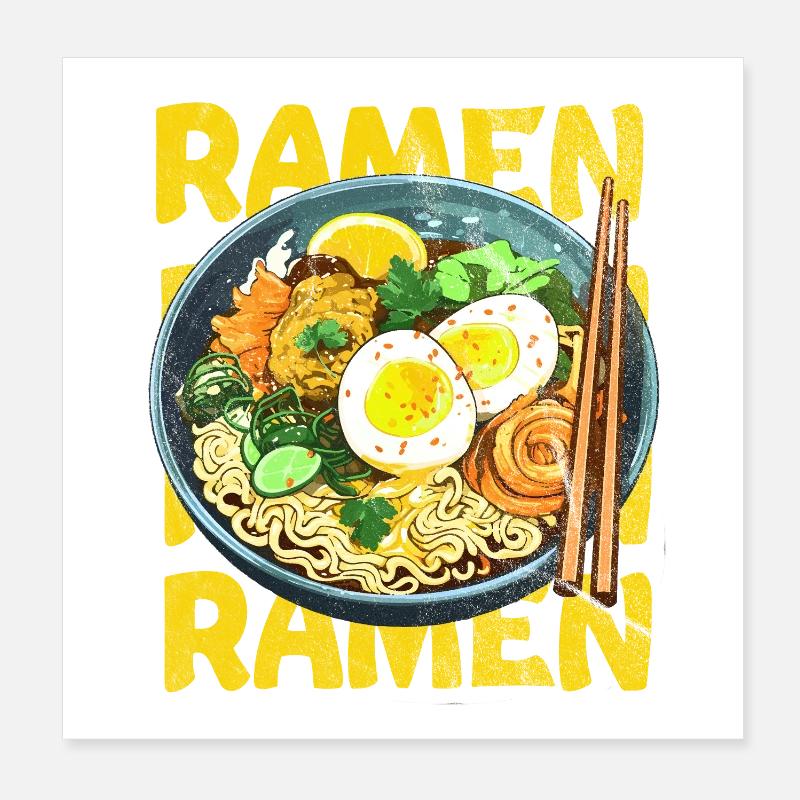 Ramen Poster 20 x 20 cm