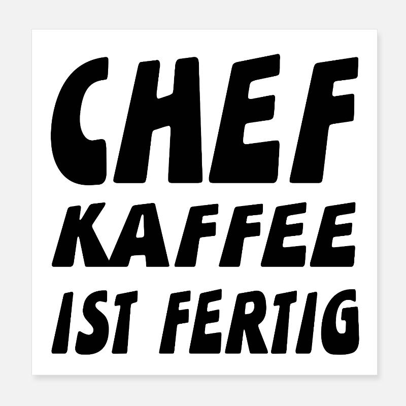 Chef Poster 20x20 cm