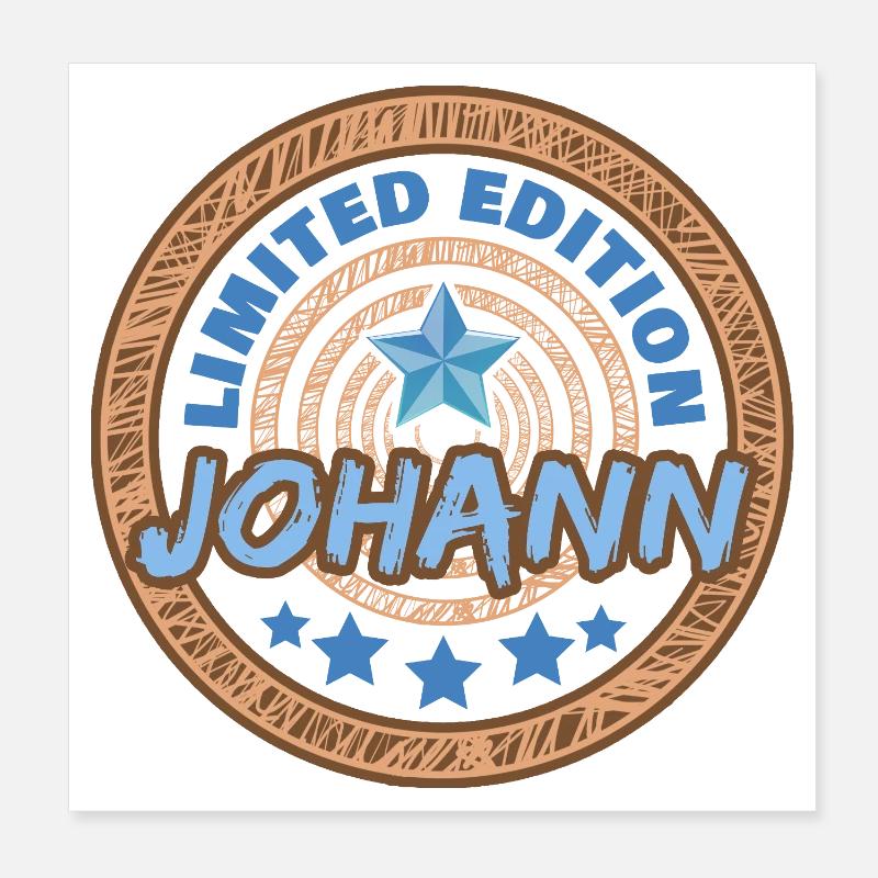 Gift for Johann Poster 8" x 8" (20x20 cm)