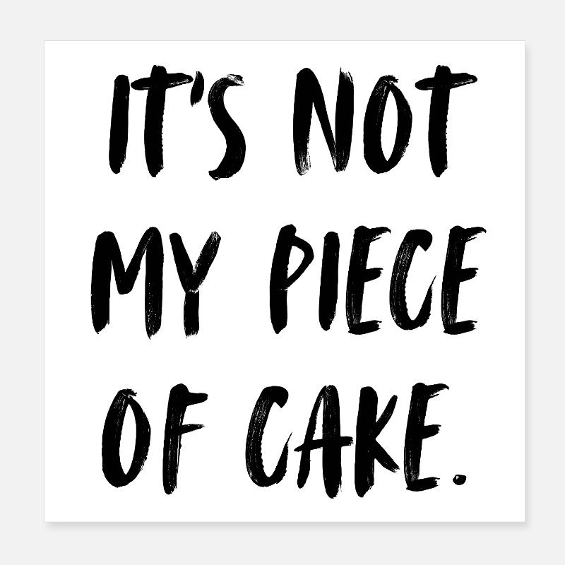 Ce n’est pas mon jeu d’enfant. Ce n’est pas mon truc Poster 20 x 20 cm