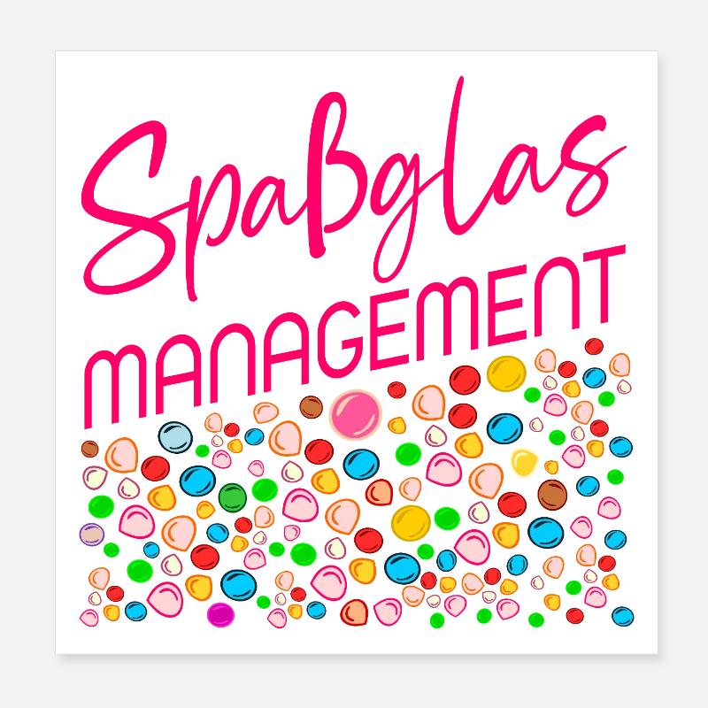 Fun Glass Candy Poster 8" x 8" (20x20 cm)