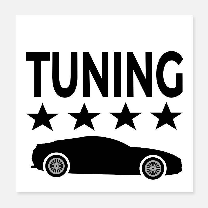 tuning Poster 8" x 8" (20x20 cm)