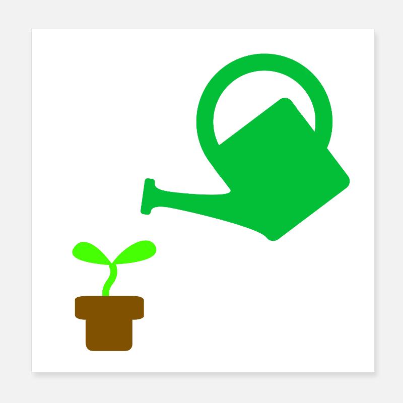 Jardin Poster 20 x 20 cm