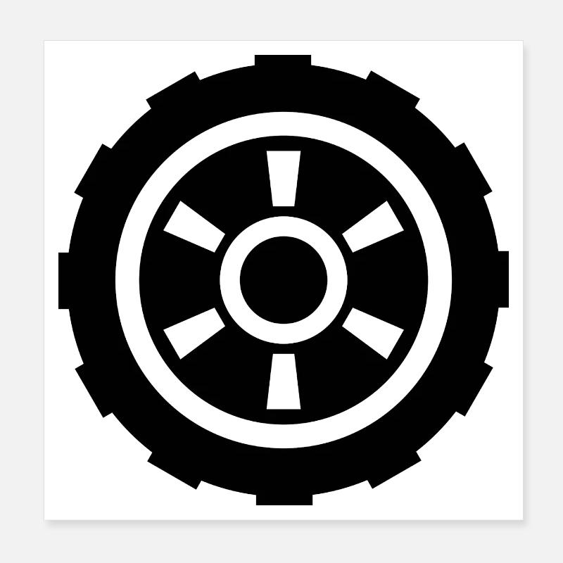 Papier Poster 20 x 20 cm