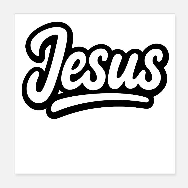 Jésus Poster 20 x 20 cm