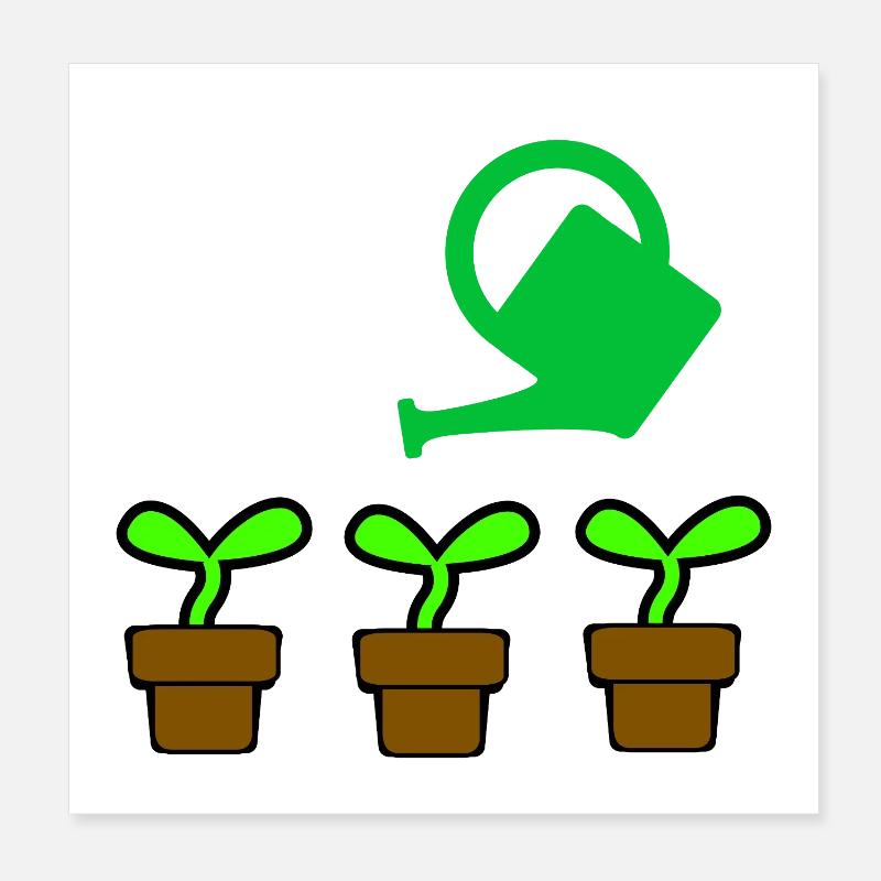 Jardin Poster 20 x 20 cm