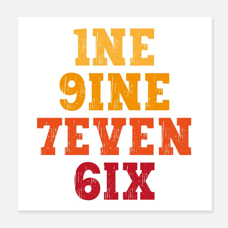Millésime 1976 Poster 20 x 20 cm