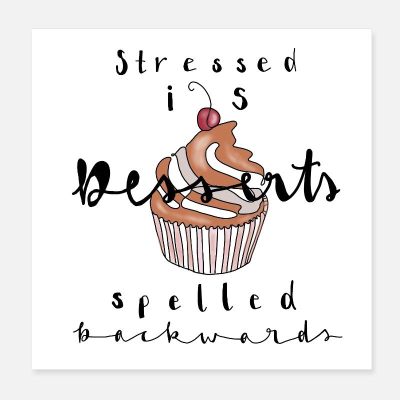 Cupcake  Poster 20x20 cm