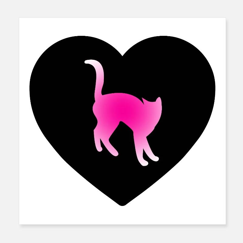 feline Poster 8" x 8" (20x20 cm)