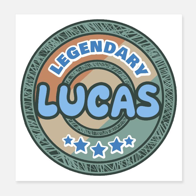 Dire Lucas Poster 20 x 20 cm