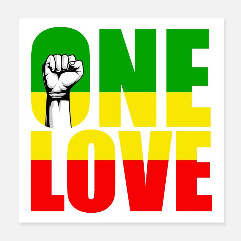 reggae Poster 20x20 cm