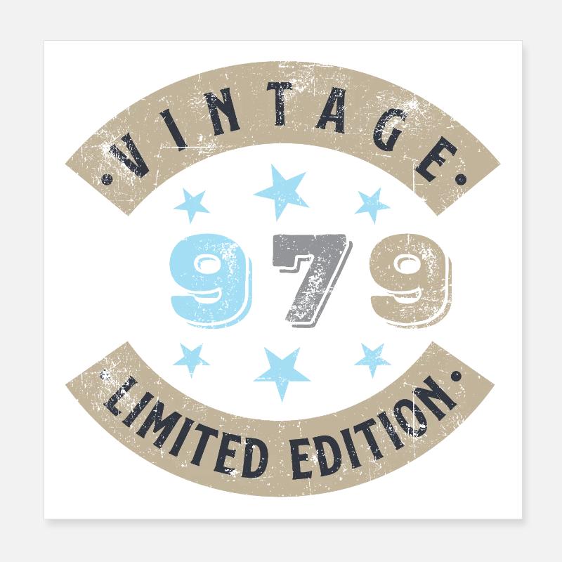 1979 Vintage Poster 20x20 cm