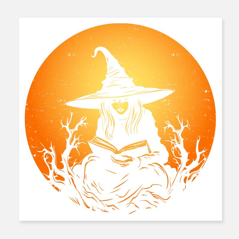 Illustration du livre Moonlight Witch Poster 20 x 20 cm