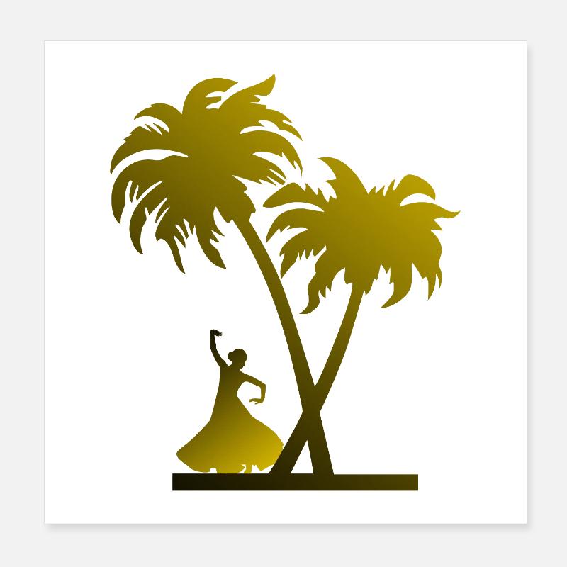 Danser Poster 20 x 20 cm