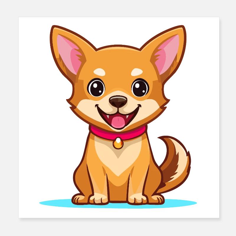 Chihuahua (bande dessinée) Poster 20 x 20 cm