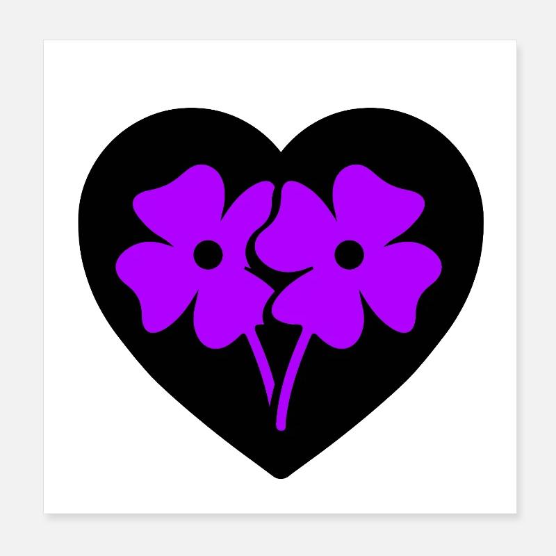 Flowers Poster 8" x 8" (20x20 cm)