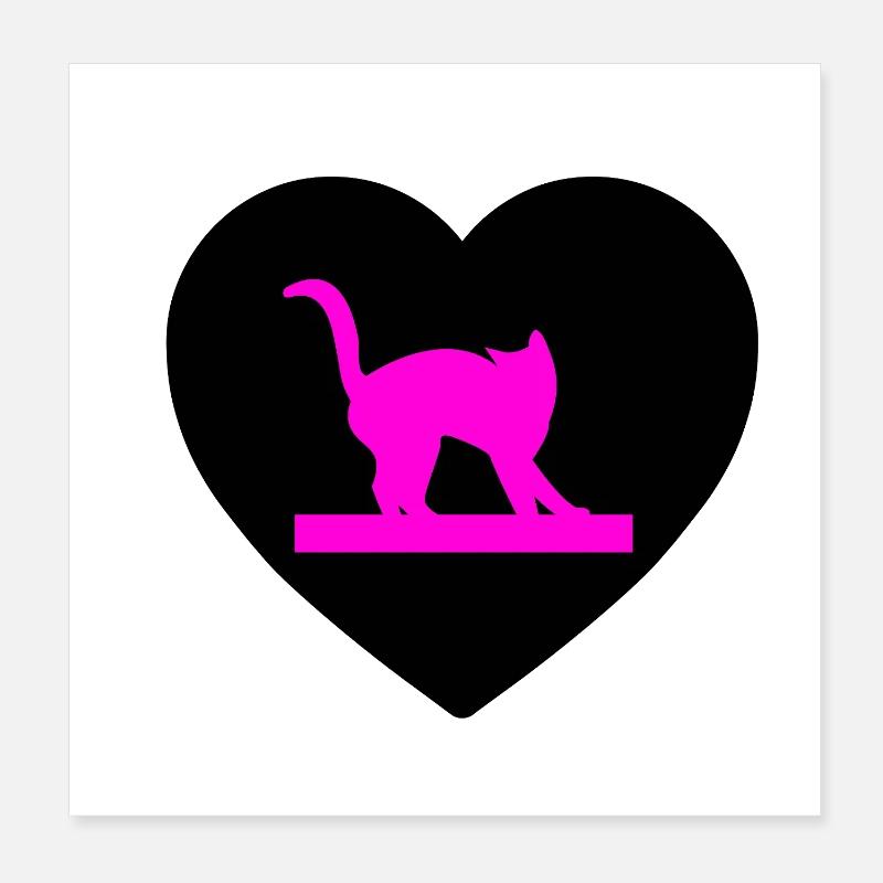 feline Poster 8" x 8" (20x20 cm)