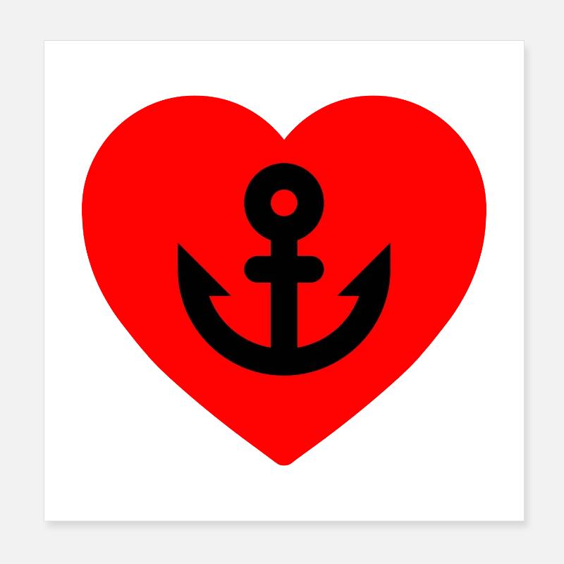 Sail Poster 8" x 8" (20x20 cm)