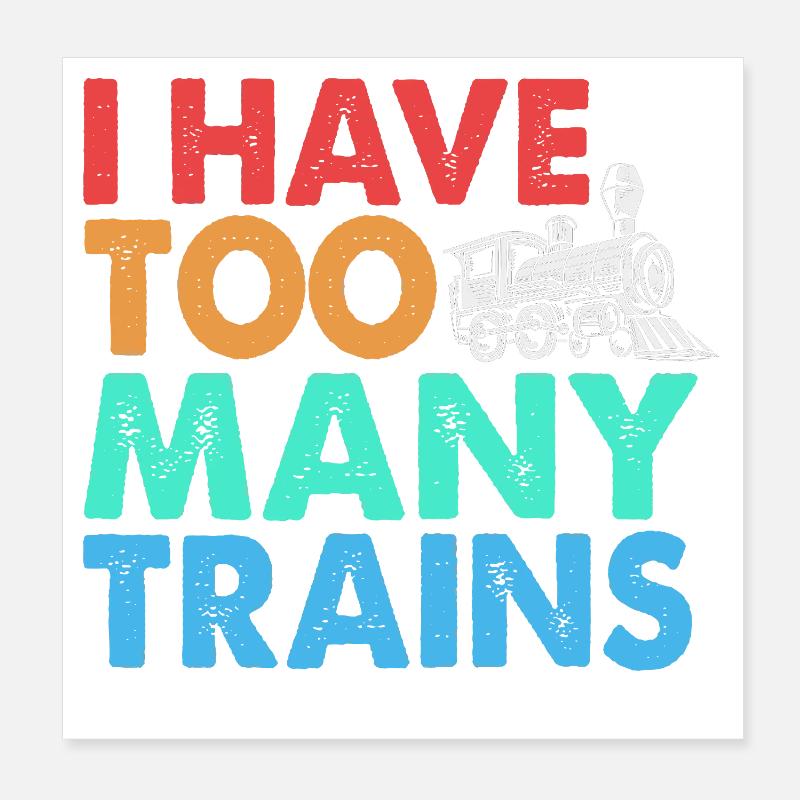 Maquettisme ferroviaire Fabricant de maquettes Poster 20 x 20 cm