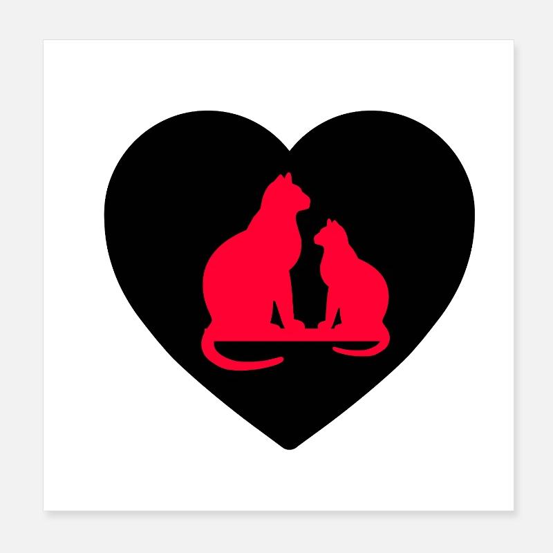 feline Poster 8" x 8" (20x20 cm)