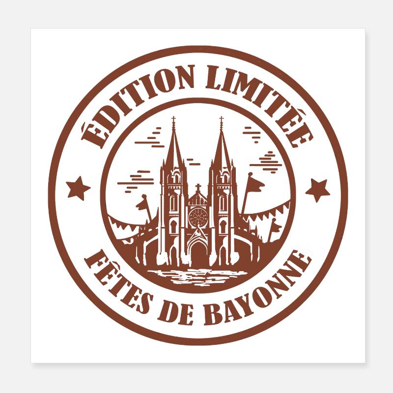 feria Bayonne Poster 20 x 20 cm