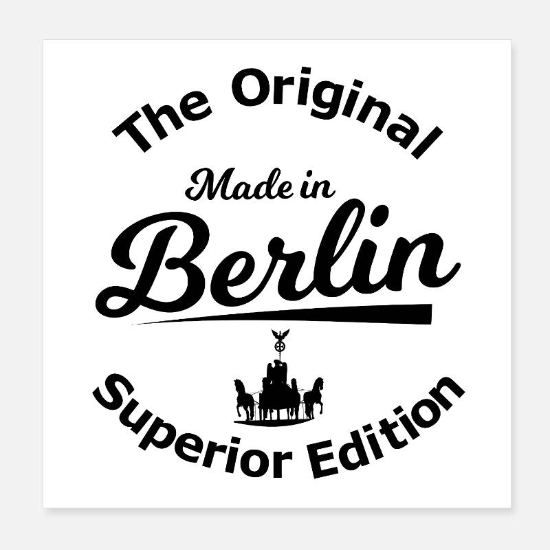 At home in Berlin Poster 8" x 8" (20x20 cm)