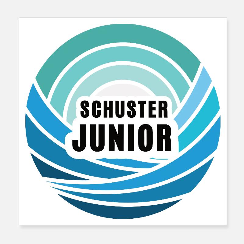 Schuster Junior Nachfolger Sohn Kind Junge Poster 20x20 cm