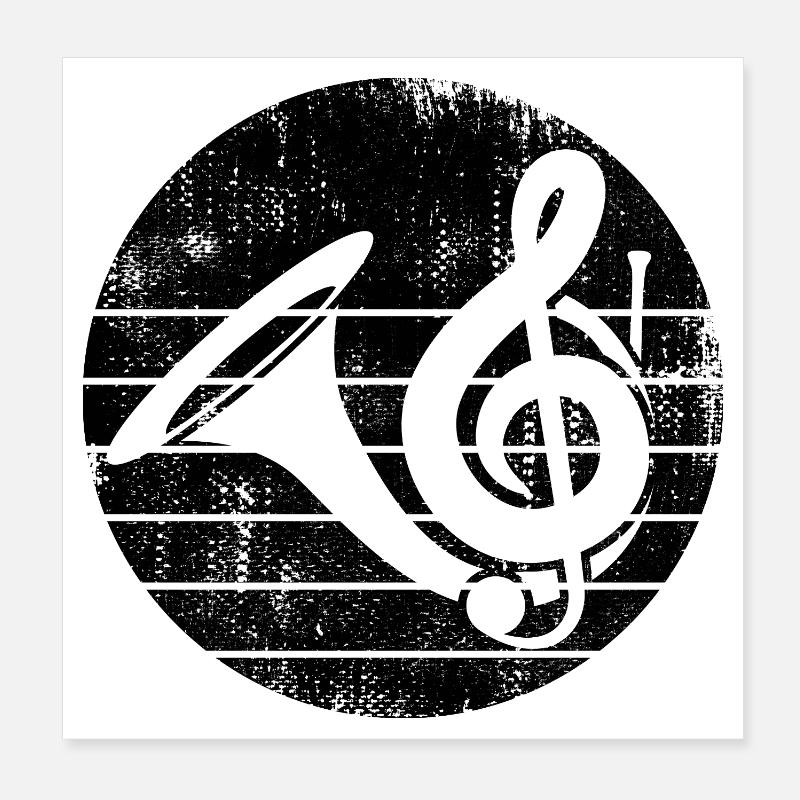 Clairon Poster 20 x 20 cm