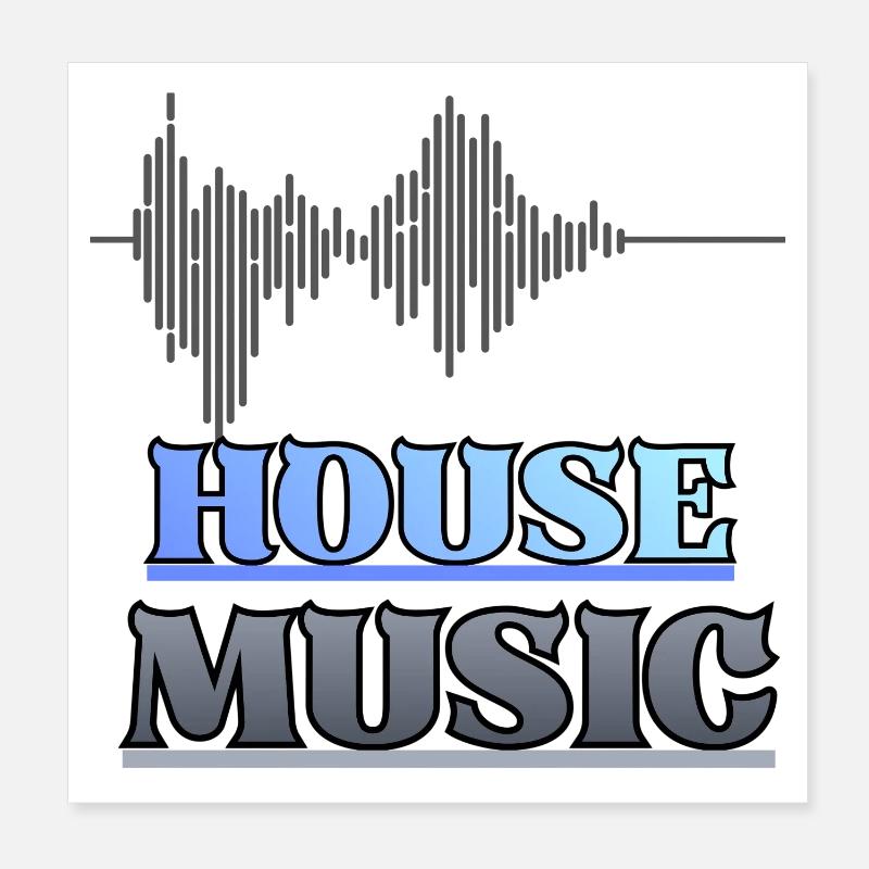 House Poster 20x20 cm
