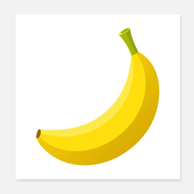 Banane Poster 20x20 cm