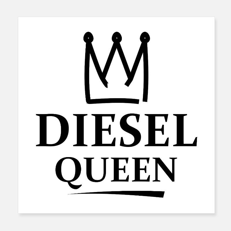 Diesel Queen Poster 20 x 20 cm
