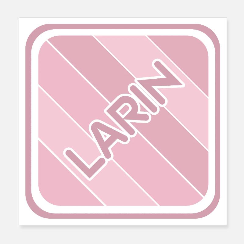 Larin als Tochter Poster 20x20 cm