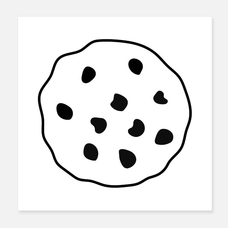 Cookies Poster 20 x 20 cm