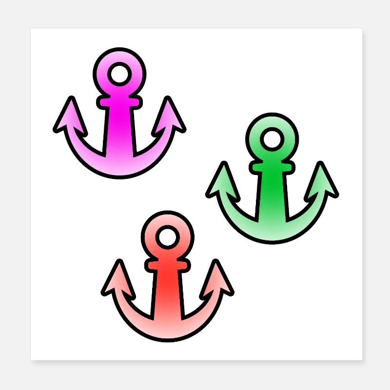 Sail Poster 8" x 8" (20x20 cm)