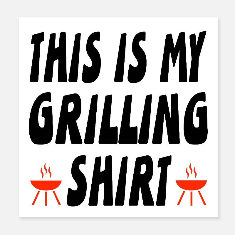 Griller Poster 20 x 20 cm