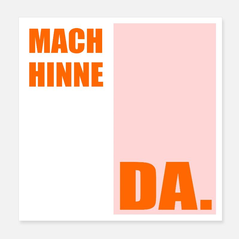 Berlinerisch Zeit Berlin Poster 20x20 cm