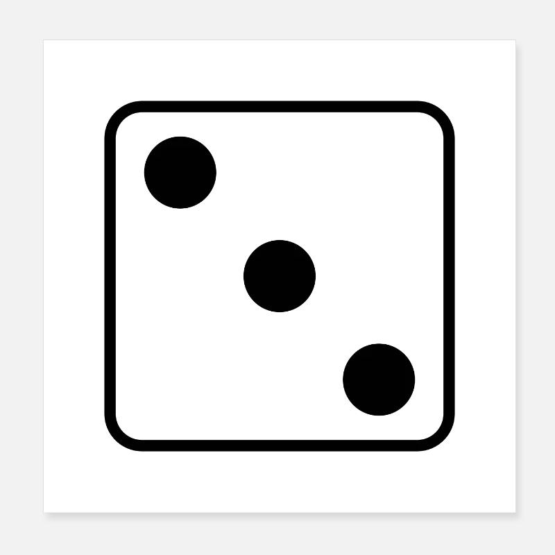 Sagt Poster 20x20 cm