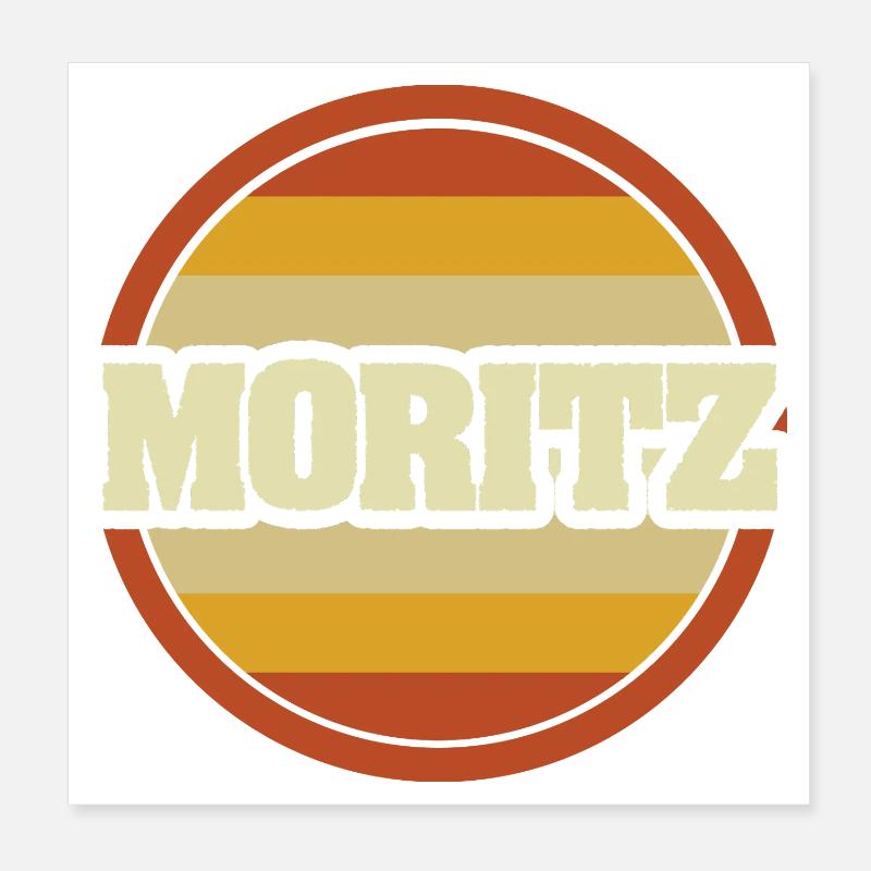 Geschenk für Moritz Poster 20x20 cm