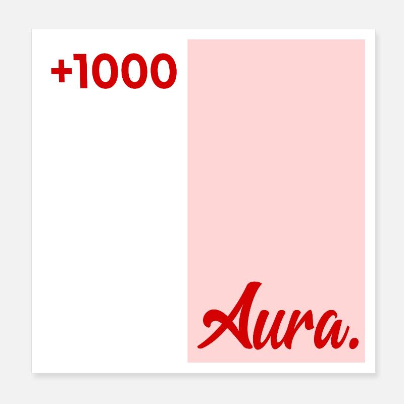 Points d’Aura à Révision Poster 20 x 20 cm