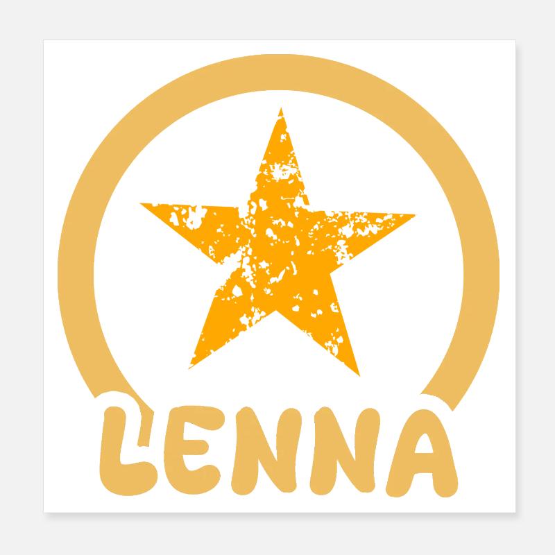 Lenna Poster 20 x 20 cm