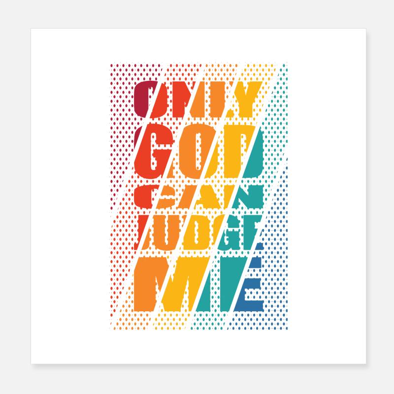 Diagonal neon halftone graphic Poster 8" x 8" (20x20 cm)